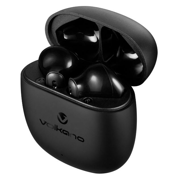 Volkano Sleek Series True Wireless Earphones (Black)