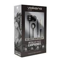 Volkano Alloy Negro Auricular-In-Ear 
