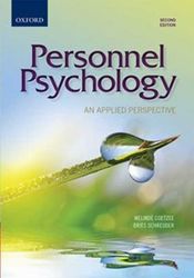 Personnel Psychology: an Applied Perspective