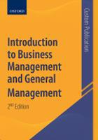 Introduction to Business Management and General Management (E-Book)