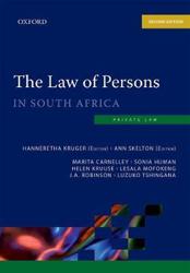 The Law of Persons in South Africa (E-Book)
