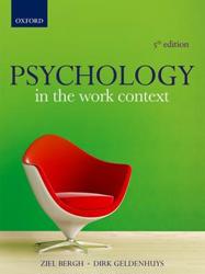 Psychology in the Work Context