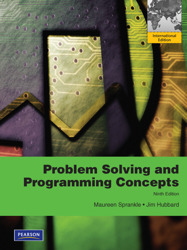 Problem Solving and Programming Concepts