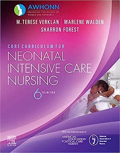 Core Curriculum for Neonatal Intensive Care Nursing