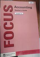 Focus Accounting Grade 12 Teachers Guide