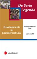 De Serie Legenda: Developments in Commercial Law: Entrepreneurial Law Volume 3 (E-Book)