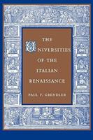 The Universities of the Italian Renaissance
