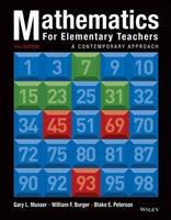 Mathematics for Elementary Teachers - a Contemporary Approach