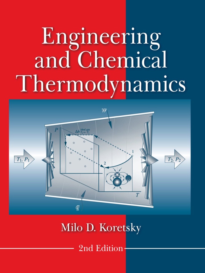 Engineering and Chemical Thermodynamics (E-Book)