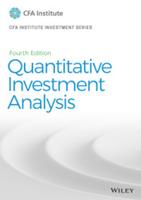 Quantitative Investment Analysis, 4th Edition (E-Book)
