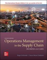 ISE Operations Management in the Supply Chain: Decisions and Cases