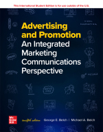 Advertising and Promotion: an Integrated Marketing Communication Perspective  (E-Book)