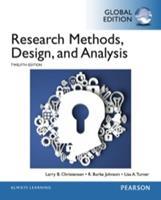 Research Methods, Design, and Analysis (E-Book)