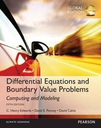 Differential Equations and Boundary Value Problems: Computing and Modeling (E-Book)