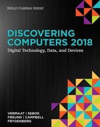 Discovering Computers ©2018: Digital Technology, Data, and Devices (E-Book)