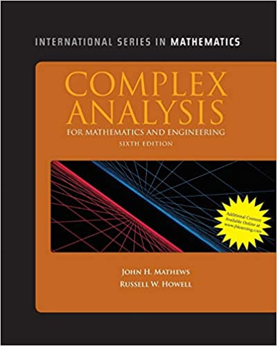 Complex Analysis For Mathematics And Engineering