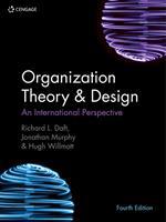 Organization Theory and Design: an International Perspective