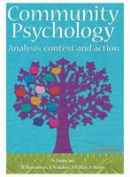 Community Psychology: Analysis, Context and Action