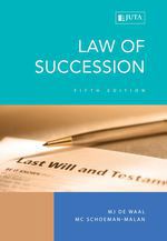 Law of Succession (Not used by University Pretoria) (E-Book)