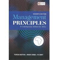 Management Principles: a Contemporary Edition for Africa