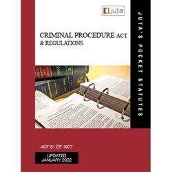 Criminal Procedure Act & Regs Pocket 19t