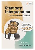 Statutory Interpretation: an Introduction for Students