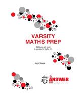 The Answer Series Varsity Maths Prep