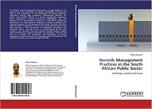 Records Management Practices in the South African Public Sector: Challenges, Trends and Issues