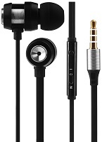 Volkano Alloy series AUX Wired earphone - Silver